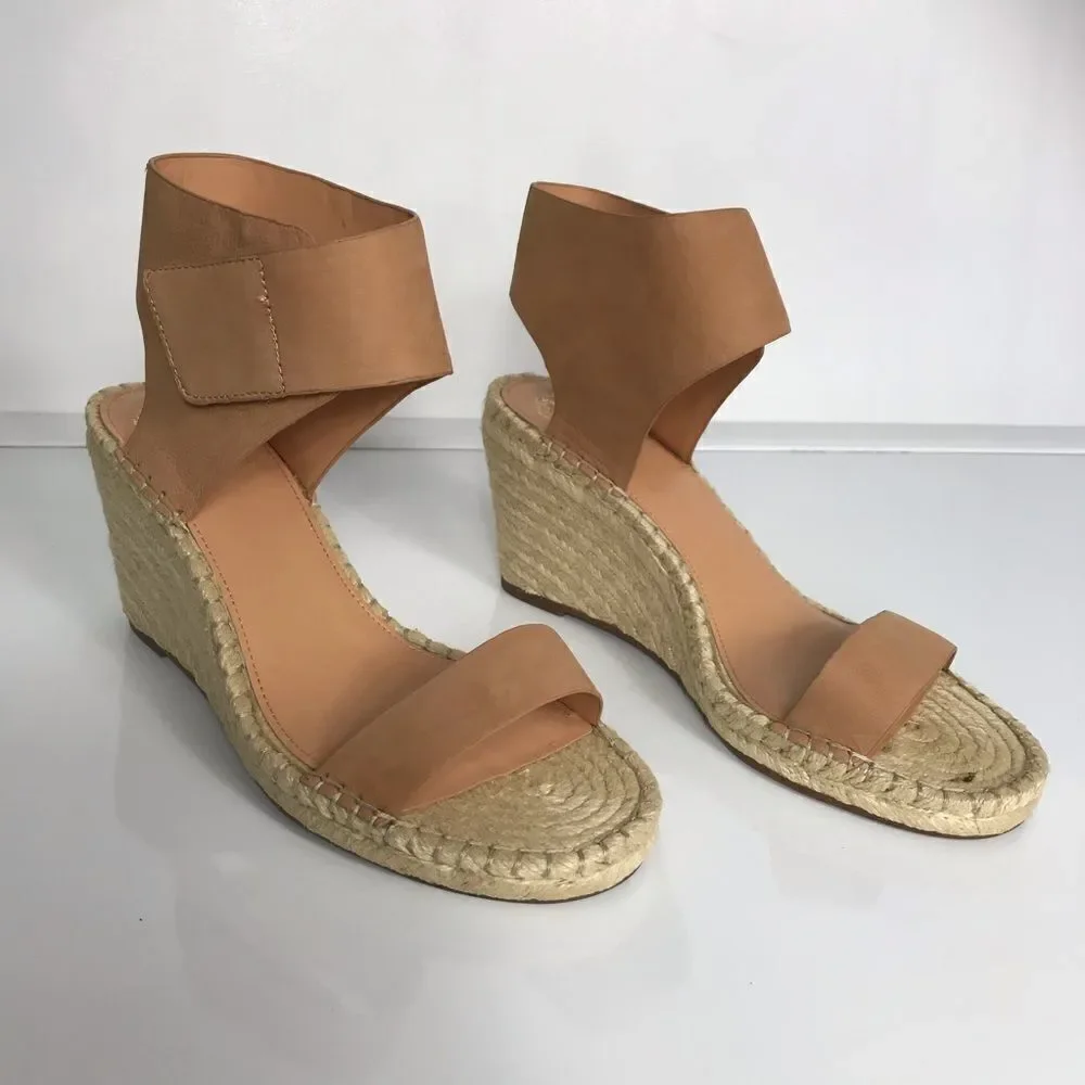 Vince Camuto Levista Leather Ankle Strap Espadrill